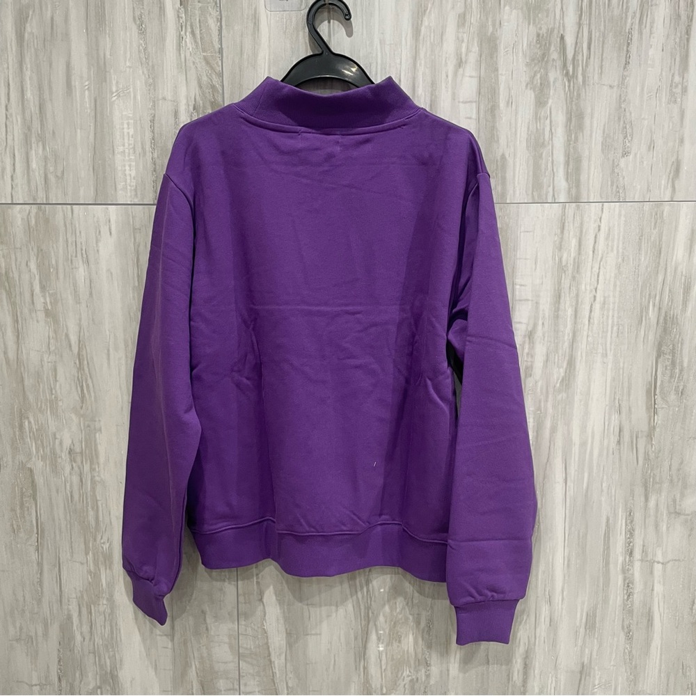 Parke Women's Bold Purple Sweatshirt - Picture 9 of 9